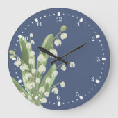 Lily of the Valley Floral Grote Klok (Voorkant)