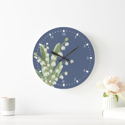 Lily of the Valley Floral Grote Klok (Huis)