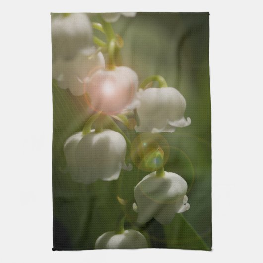 Lily of the Valley Floral Theedoek (Verticaal)
