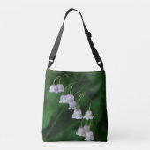 Lily-of-the-Valley Flower Crossbody Bag Crossbody Tas (Achterkant)