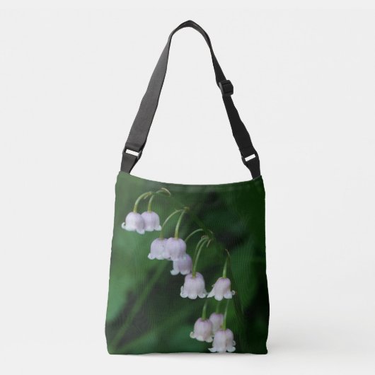 Lily-of-the-Valley Flower Crossbody Bag Tas (Voorkant)
