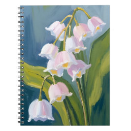 Lily of the Valley | Flower Watercolor Painted Notitieboek