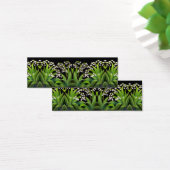 Lily of the Valley Flowers Bladwijzer Mini Visitekaartjes (Bureau)