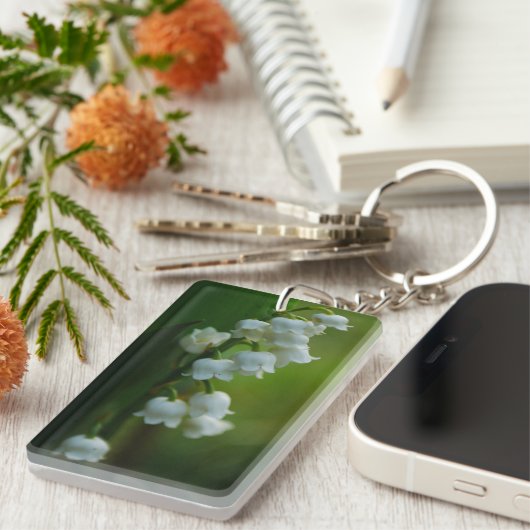 Lily-of-the-Valley Flowers Sleutelhanger (Voorkant Rechts)