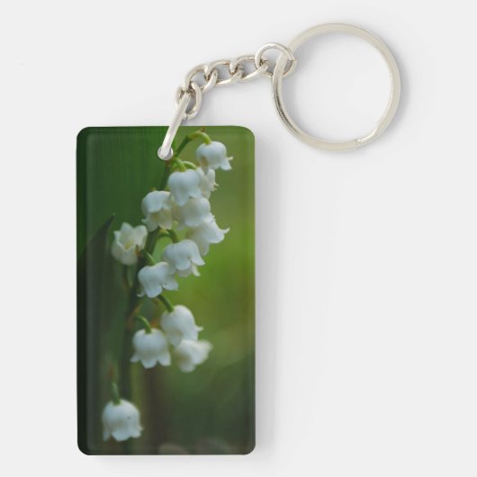 Lily-of-the-Valley Flowers Sleutelhanger (achterkant)