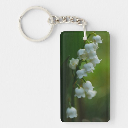 Lily-of-the-Valley Flowers Sleutelhanger (Voorkant)
