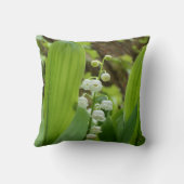 Lily of the Valley Gooi Kussen (Achterkant)