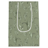 Lily of the Valley Green Medium Cadeauzakje (Achterkant)