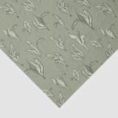 Lily of the Valley  Green Tissuepapier (Detail)
