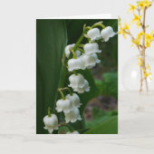 Lily-of-the-Valley-Kaart Kaart (Gele Bloem)