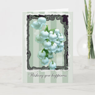 Lily of the Valley Kaart voor huwelijksgeluk