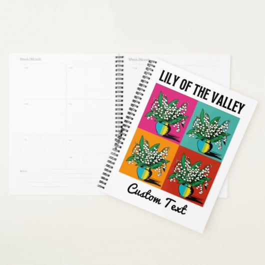 Lily of the Valley Maand Geboorte Maand Bloementui Planner (Display)