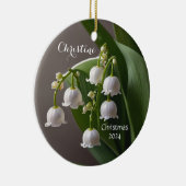 Lily of the Valley May gepersonaliseerd Ornament (Rechts)