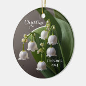 Lily of the Valley May gepersonaliseerd Ornament (Links)