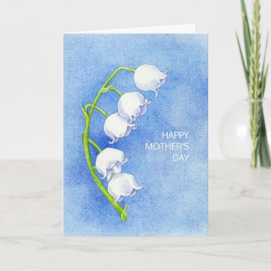 Lily of the Valley Mother's Day Card Kaart (Voorkant)