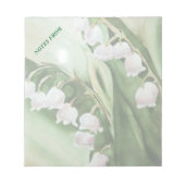LILY OF THE VALLEY NOTITIEBLOK (Voorkant)