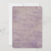 Lily of the Valley On Purple Kaart (Achterkant)