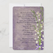 Lily of the Valley On Purple Kaart (Voorkant)