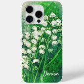 Lily of the Valley Personalized iPhone Hoesje Hoes (Achterkant)