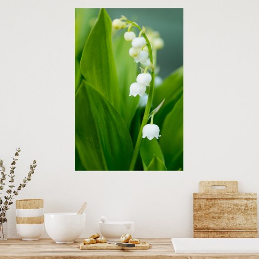 Lily of the Valley Poster (Keuken)