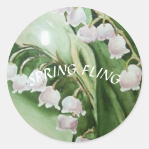 LILY OF THE VALLEY RONDE STICKER