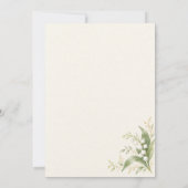 Lily of the Valley Save the Date (Achterkant)