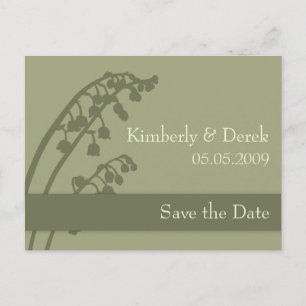 Lily of the Valley · Save the Date Briefkaart