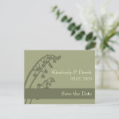 Lily of the Valley · Save the Date Briefkaart (Staand voorkant)
