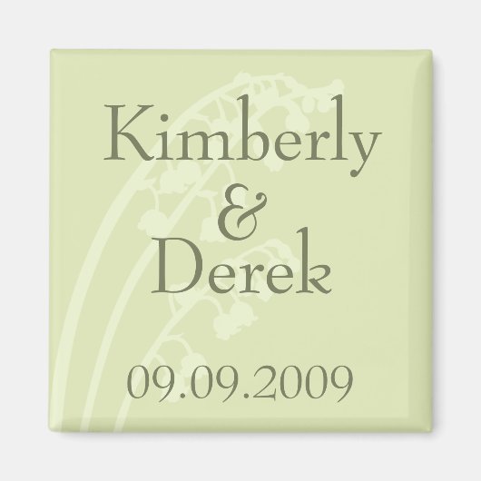 Lily of the Valley · Save the Date Magnet (Voorkant)