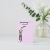 Lily of the Valley Sieraden Pin Visitekaartje (Staand voorkant)