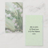 LILY OF THE VALLEY VISITEKAARTJE (Voorkant / Achterkant)