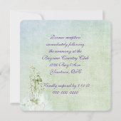 Lily of the Valley Vow Renewal Kaart (Achterkant)