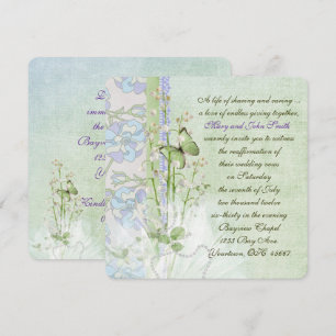 Lily of the Valley Vow Renewal Kaart