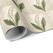 Lily of the Valley Watercolor Cadeaupapier (Rol Hoek)