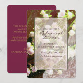 Lily of the Valley ~ Wedding Collectie Kaart (Voorkant / Achterkant)