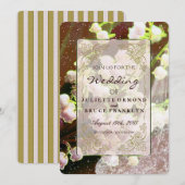 Lily of the Valley ~ Wedding Collectie Kaart (Voorkant / Achterkant)