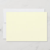 Lily of the Valley Wedding Invitation (ivoor) Kaart (Achterkant)