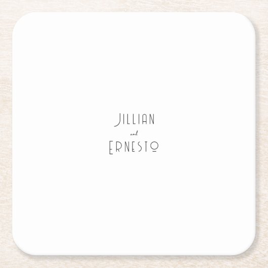 Lily of Valley Collectie | wit douane Kartonnen Onderzetters (Voorkant)