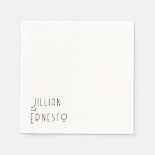 Lily of Valley Collectie wit douane Servet