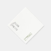 Lily of Valley Collectie | Witte aangepaste servet (Hoek)