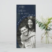 Lily of Valley donkerste blauw met vervaagde achte (Staand voorkant)