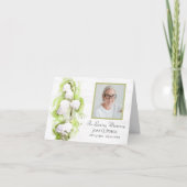Lily of Valley Flowers Begrafenismonument Sympathi Bedankkaart (Voorkant)