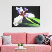 Lily op omgevlekt Canvas Afdruk (Insitu (Woonkamer))