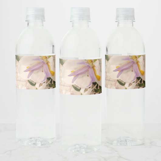 Lily op oud script waterfles etiket (Flessen)