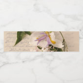 Lily op oud script waterfles etiket (Enkel label)