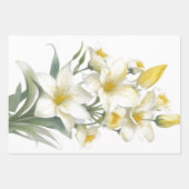 Lily Oriental Flowers Inpakpapier Vel (Voorkant 2)