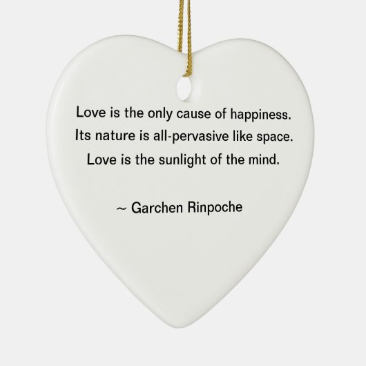 Lily Ornament met boeddhist Quote (Rechts)