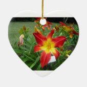 Lily Ornament met boeddhist Quote (Achterkant)