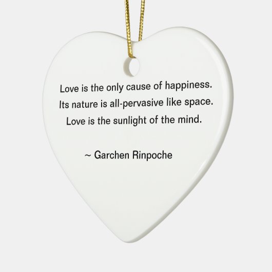 Lily Ornament met boeddhist Quote (Links)