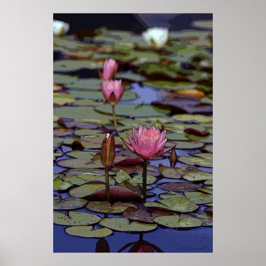 Lily Pad Art Posters -24x36 -andere beschikbare fo (Voorkant)